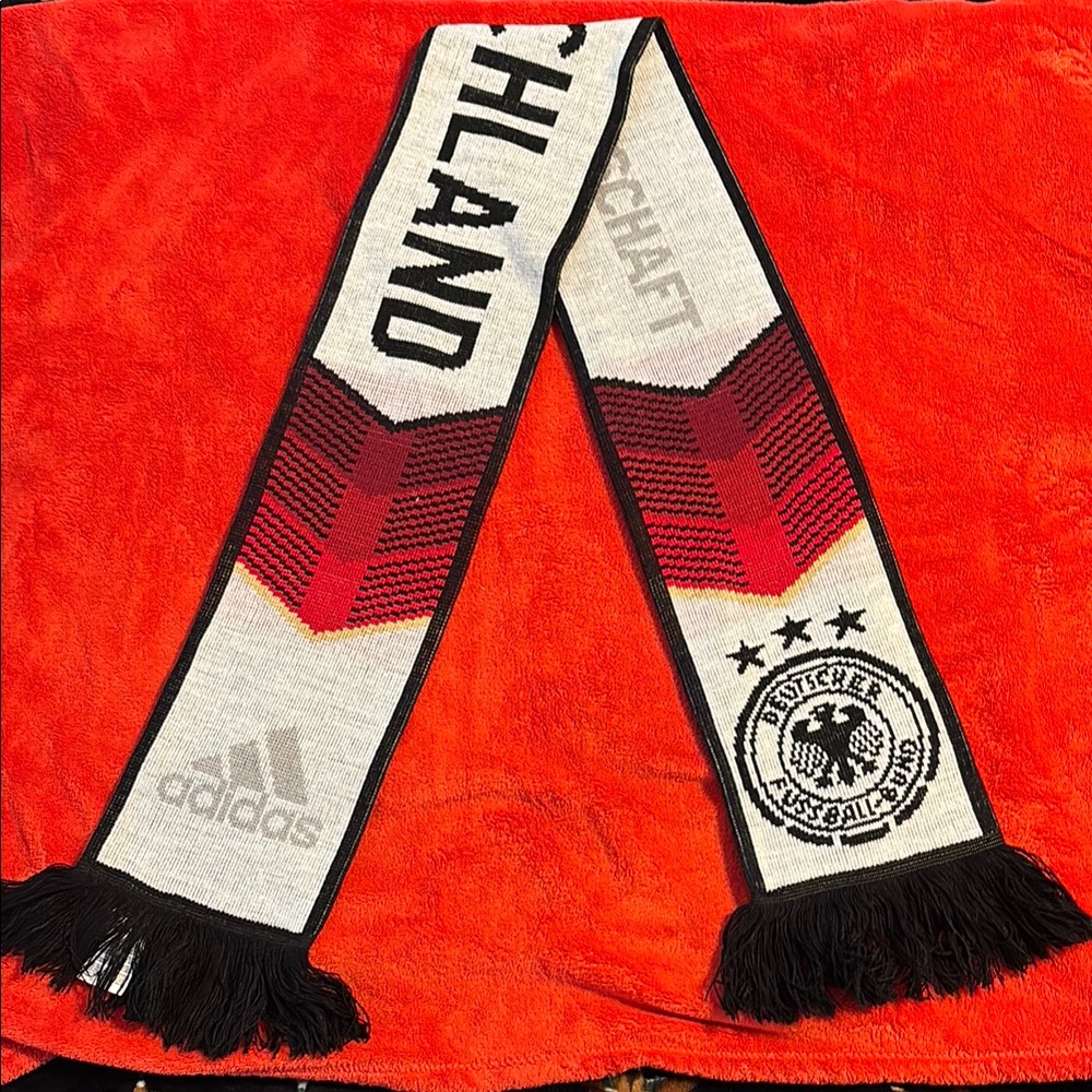 Adidas Deutschland Fan Scarf - Red, Black, White